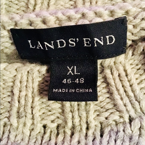 Fair Isle Lands End sweater🥶 Very warm🥰 - Picture 4 of 8